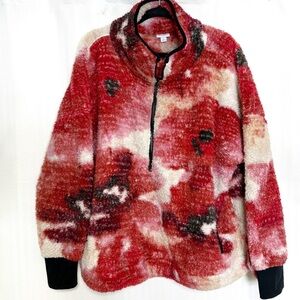 LuLaRoe Nancy Half Zip Pocketed Pullover Size XL